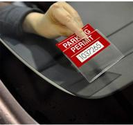 storesmart - windshield parking permit holder 🚗 - adhesive backing - single pack - psr-park-1045l logo