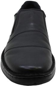 img 2 attached to 👞 Drew 43906 Brandy Leather Extra Wide Men's Loafers & Slip-On Shoes