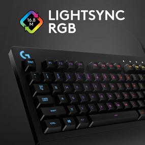 img 1 attached to Logitech G213 Prodigy Gaming Keyboard - BLACK 💻 - LIGHTSYNC RGB Backlit, Spill-Resistant, Customizable & Dedicated Multi-Media Keys