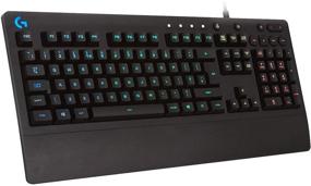 img 4 attached to Logitech G213 Prodigy Gaming Keyboard - BLACK 💻 - LIGHTSYNC RGB Backlit, Spill-Resistant, Customizable & Dedicated Multi-Media Keys