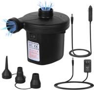 🔌 parentswell electric air pump: efficient two way inflator/deflator for pool floats, rafts, and large inflatables - 110v ac / 12v dc powered with 3 nozzles logo
