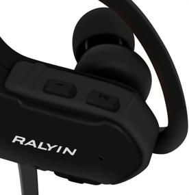 img 2 attached to 🎧 Беспроводные наушники Ralyin Bluetooth с микрофоном: спортивные беспроводные наушники для бега, пробежек и тренировок в спортзале - водостойкие наушники с восемью часами воспроизведения и встроенным микрофоном.