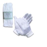 🧤 leah mitchell moisturizing therapeutic gloves: 12 pairs of premium 100% white cotton for dry hands logo