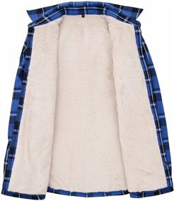 img 2 attached to 🧥 ThCreasa Women's Flannel Jacket with Convenient Pockets - Stylish Women's Clothing Option