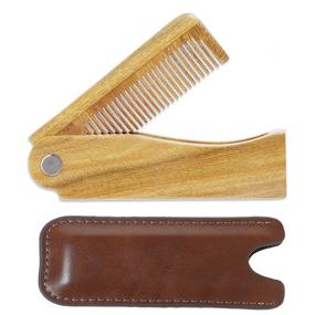 img 4 attached to Onedor Sandalwood Folding Mustache Styling