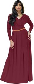 img 4 attached to KOH Womens Sleeves Evening Dresses Women's Clothing and Dresses