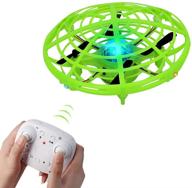 🚁 bompow rc drone for kids 8-12 with 2 speeds, led light - green color logo