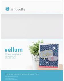 img 1 attached to 📄 SEO-Optimized Silhouette Vellum Scrapbooking Paper, 8.5" x 11" Size