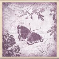 🦋 inkadinkado butterfly collage wood stamp: a beautiful touch of nature for your crafts logo