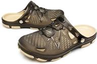 techcity men's outdoor walking breathable shoes - slippers, mules & clogs logo