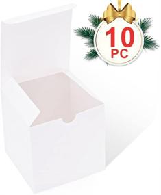 img 4 attached to 🎁 Дюймовые подарки Kraft для рукоделия: картонные коробки для кексов, украшения для невесты и свадьбы - легкие в использовании