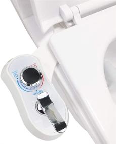 img 2 attached to 🚽 ELCARE Non-Electric Bidet Toilet Attachment: Fresh Water Spray, Dual Nozzles & Selfcleaning