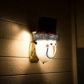 img 1 attached to 🎄 ienjoyware Snowman Porch Light Cover – Christmas Outdoor Decorations with Enhanced SEO
