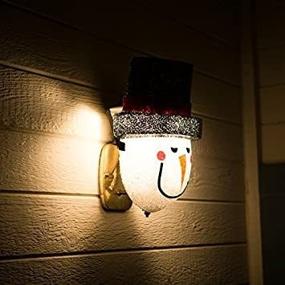 img 2 attached to 🎄 ienjoyware Snowman Porch Light Cover – Christmas Outdoor Decorations with Enhanced SEO