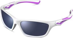 img 4 attached to TPEE Unbreakable Polarized Sports Glasses: Adjustable Strap Kids Sunglasses for Boys & Girls (Age 3-7)