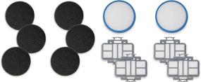 img 4 attached to 🔍 Fette Filter - Hoover React 440010868, 440011113, 440010860 Upright Vacuum Filter Kit - 4 HEPA Filters, 2 Pre Filters, 6 Carbon Filters