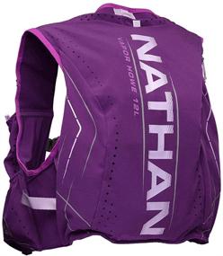 img 1 attached to 🎒 Nathan Women's Running Vest - VaporHowe Hydration Pack 2.0 - 12L Capacity, 1.6L Water Bladder - for Running, Marathon, Hiking, Cycling, and Outdoor Activities