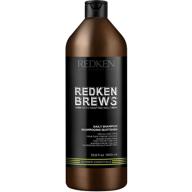 🧴 redken brews men's daily shampoo: lightweight cleanser for all hair types - the ultimate seo-optimized product name logo