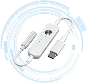 img 4 attached to 🎧 USB C в 3,5 мм стерео усилитель адаптер - Улучшенный бас, объемный звук и многое другое. Тип-С к Aux 3,5 мм аудио конвертер для Samsung Galaxy Note 10, Google Pixel 4 3 2 XL, OnePlus 7, Nintendo