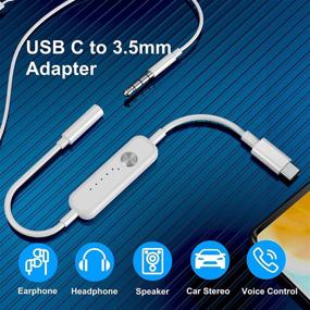 img 2 attached to 🎧 USB C в 3,5 мм стерео усилитель адаптер - Улучшенный бас, объемный звук и многое другое. Тип-С к Aux 3,5 мм аудио конвертер для Samsung Galaxy Note 10, Google Pixel 4 3 2 XL, OnePlus 7, Nintendo