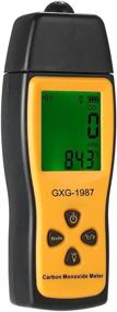 img 3 attached to 🔍 GXG-1987 AS8700A Handheld Carbon Monoxide Meter: High Accuracy 0-1000PPM CO Gas Detector with LCD Backlit Display - Yellow