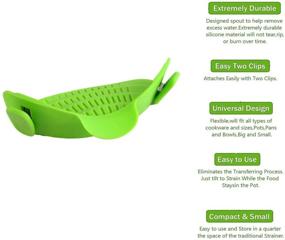 img 1 attached to Xiaoai Silicone Adjustable Spaghetti Vegetables