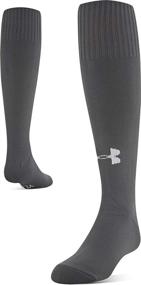 img 3 attached to 🧦 Under Armour Soccer Over The Calf Socks, Graphite, Youth Size 13.5K-4Y - 1-pair