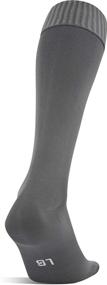 img 1 attached to 🧦 Under Armour Soccer Over The Calf Socks, Graphite, Youth Size 13.5K-4Y - 1-pair