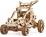 ugears mini buggy mechanical self assembling logo