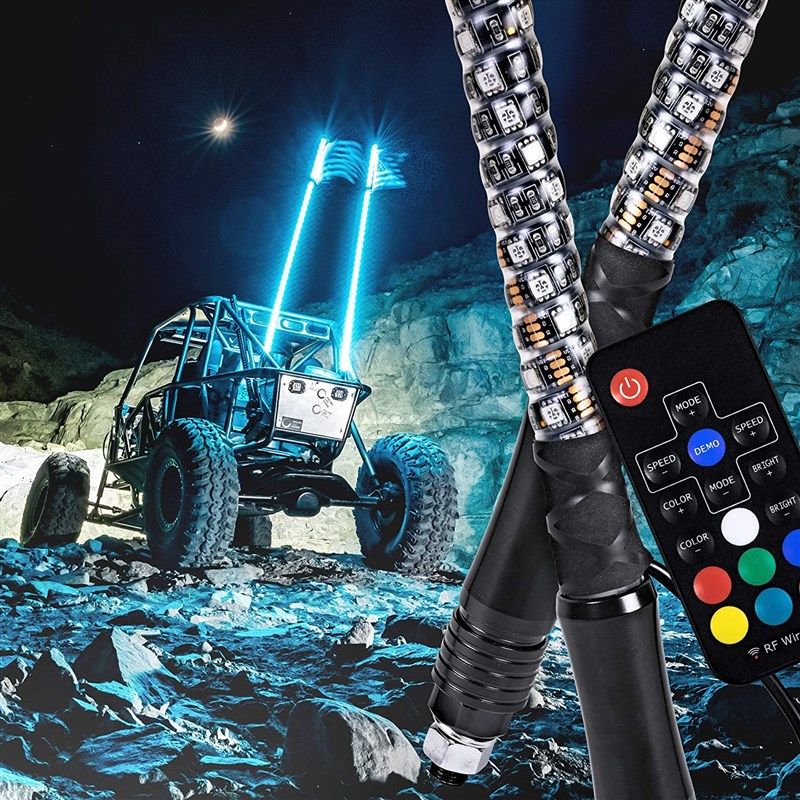 led wireless weatherproof lighted antenna 로고