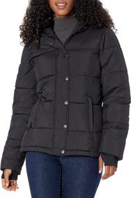 img 4 attached to 🧥 Women's Heavy-Weight Long-Sleeve Full-Zip Hooded Puffer Coat by Amazon Essentials