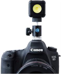 img 1 attached to Lume Cube DSLR Camera Shoe Mount for Sony, Canon, Nikon, Fuji, Panasonic - Includes ⅜ Light Stand Adapter and 360º Rotating Ball-Head for Enhanced Versatility