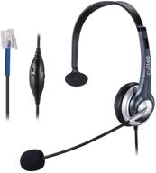 📞 callez c300c1 corded telephone headset monaural: noise canceling mic, compatible with plantronics/cisco ip phones logo