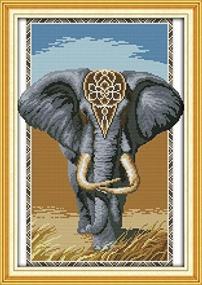 img 2 attached to Joy Sunday® Embroidery Needlework Elephant