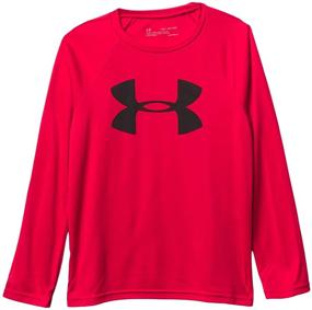 img 1 attached to Рукав Under Armour Черно-белая Мальчиковая Активная Одежда: Высокопроизводительная и стильная экипировка для активных молодых людей.