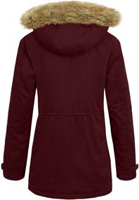 img 2 attached to 🧥 CHERFLY Women's Winter Hooded Puffer: Fashionable Outerwear for Ladies