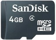 упаковка sandisk microsdhc памяти sdsdq 004g логотип