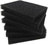 aquarium bio filter media sponge: 6pcs foam filter pad inserts for ml350 - enhanced filtration efficiency logo