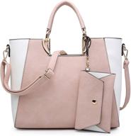 dasein women's designer satchel shoulder handbag - handbags, wallets & totes logo