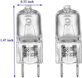 img 3 attached to 🔦 GE Microwave Oven Halogen Light Bulb - Fits Samsung, Kenmore Elite, Maytag & More | Replaces WB25X10019, 2 Pack