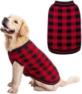 🧥 soft knitwear plaid dog sweater - baseball shirt design for small, medium, large dogs to keep warm in cold winter days логотип