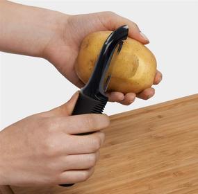 img 2 attached to 🥔 Stainless Steel Vegetable Swivel Peeler - Ideal for Potatoes and Apples