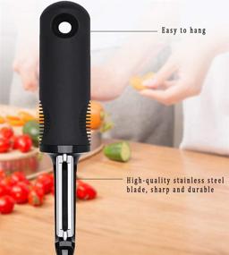 img 1 attached to 🥔 Stainless Steel Vegetable Swivel Peeler - Ideal for Potatoes and Apples