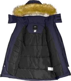 img 2 attached to ZSHOW Winter Quilted Faux Fur Hooded Boys' Clothing ~ Jackets & Coats