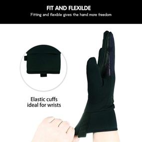 img 1 attached to 🧤 B FOREST Touchscreen Resistant Thermal Lightweight Men's Gloves & Mittens - Innovative Accessories