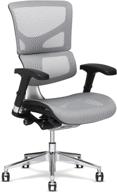 🪑 white k-sport mesh x2 executive task chair by x chair logo