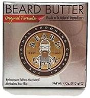 premium beard butter original formula: 4oz jar (packaging may vary) - top quality for ultimate beard nourishment logo