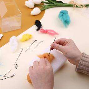 img 2 attached to 🐑 Creative Animals Wool Felting Kit: Step-by-Step Instructions, Supplies & Tools Included - Perfect for DIY Felting Crafts!