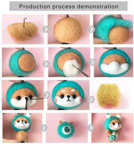 img 1 attached to 🐑 Creative Animals Wool Felting Kit: Step-by-Step Instructions, Supplies & Tools Included - Perfect for DIY Felting Crafts!