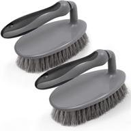 🧽 efficient mr.siga heavy duty scrub brush for bathroom, shower, sink, floor - comfortable grip & 2-pack logo